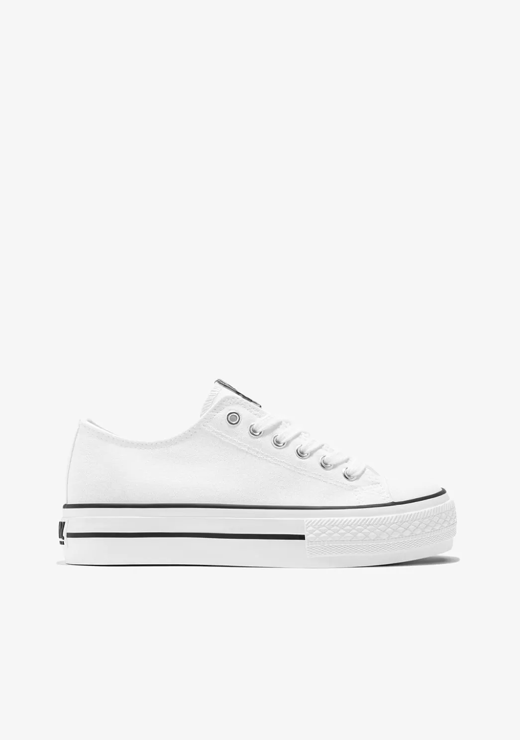 Hot Zapatillas Unisex Basic Lona Blanco B&W Zapatillas | Zapatillas