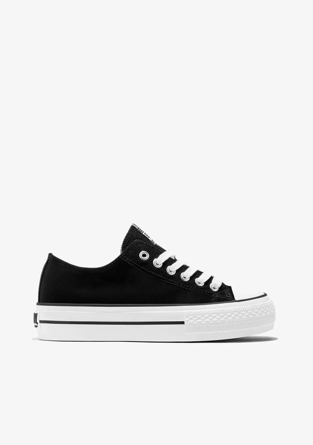 Store Zapatillas Unisex Basic Lona Negro B&W Zapatillas | Zapatillas