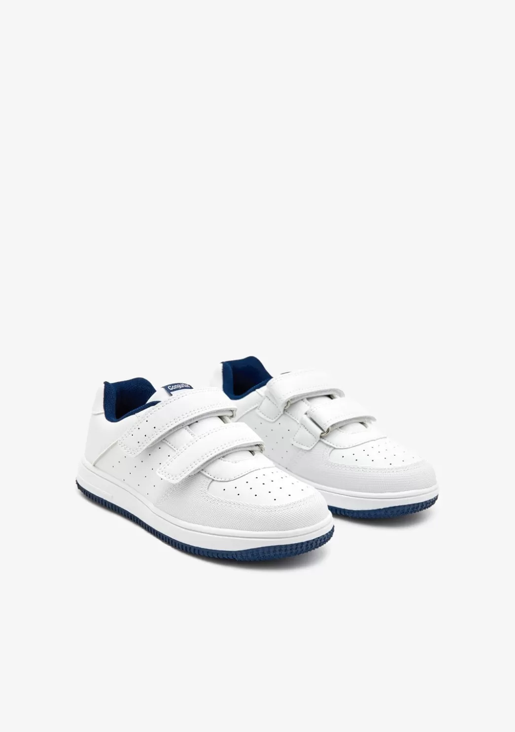 Online Zapatillas Unisex Blanco / Azul Marino Colegiales | Zapatillas