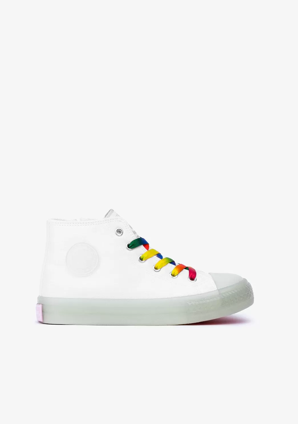 Flash Sale Zapatillas Unisex Cordones Con Luz Lona Blanco Zapatillas Con Luces | Zapatillas