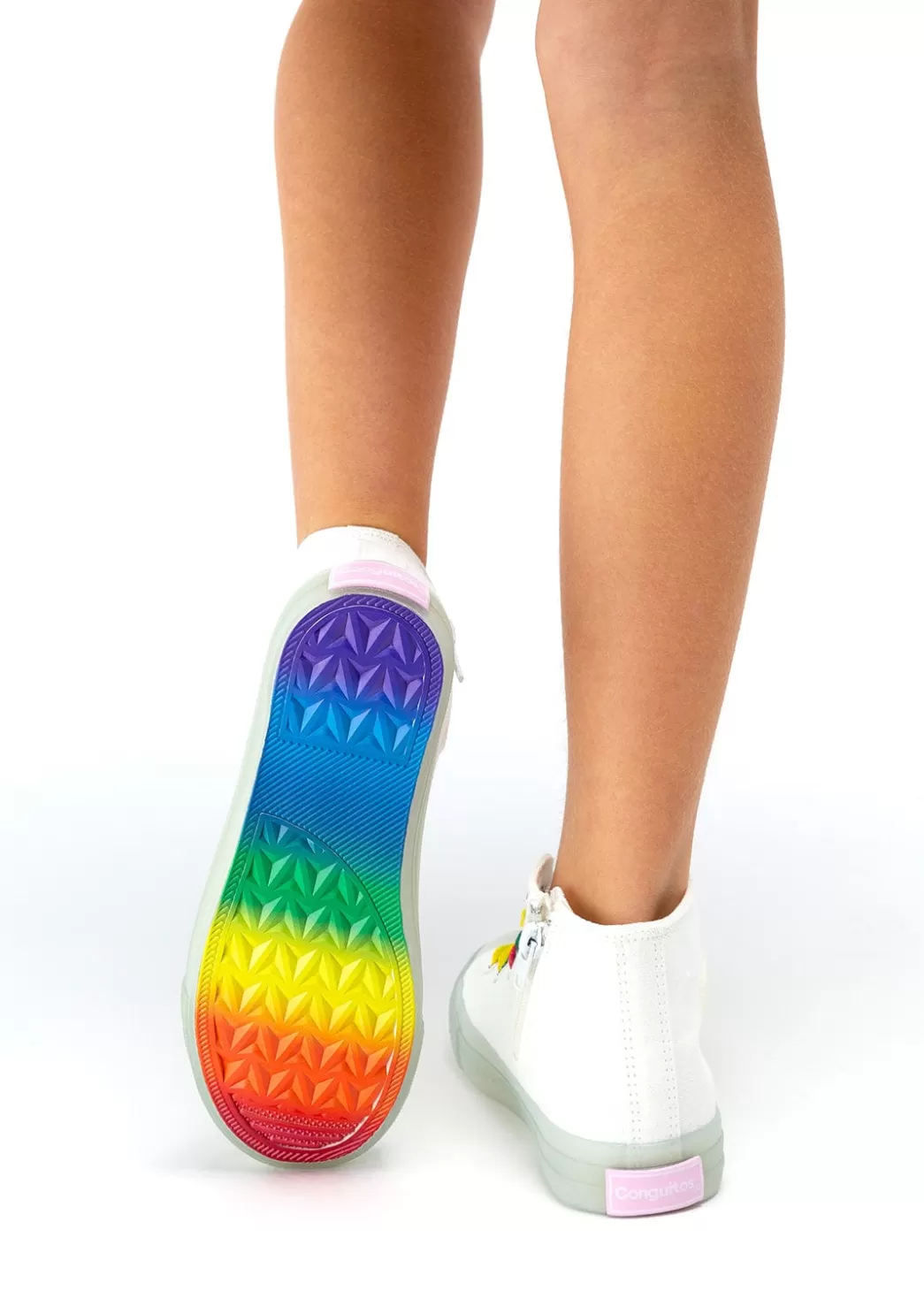 Flash Sale Zapatillas Unisex Cordones Con Luz Lona Blanco Zapatillas Con Luces | Zapatillas