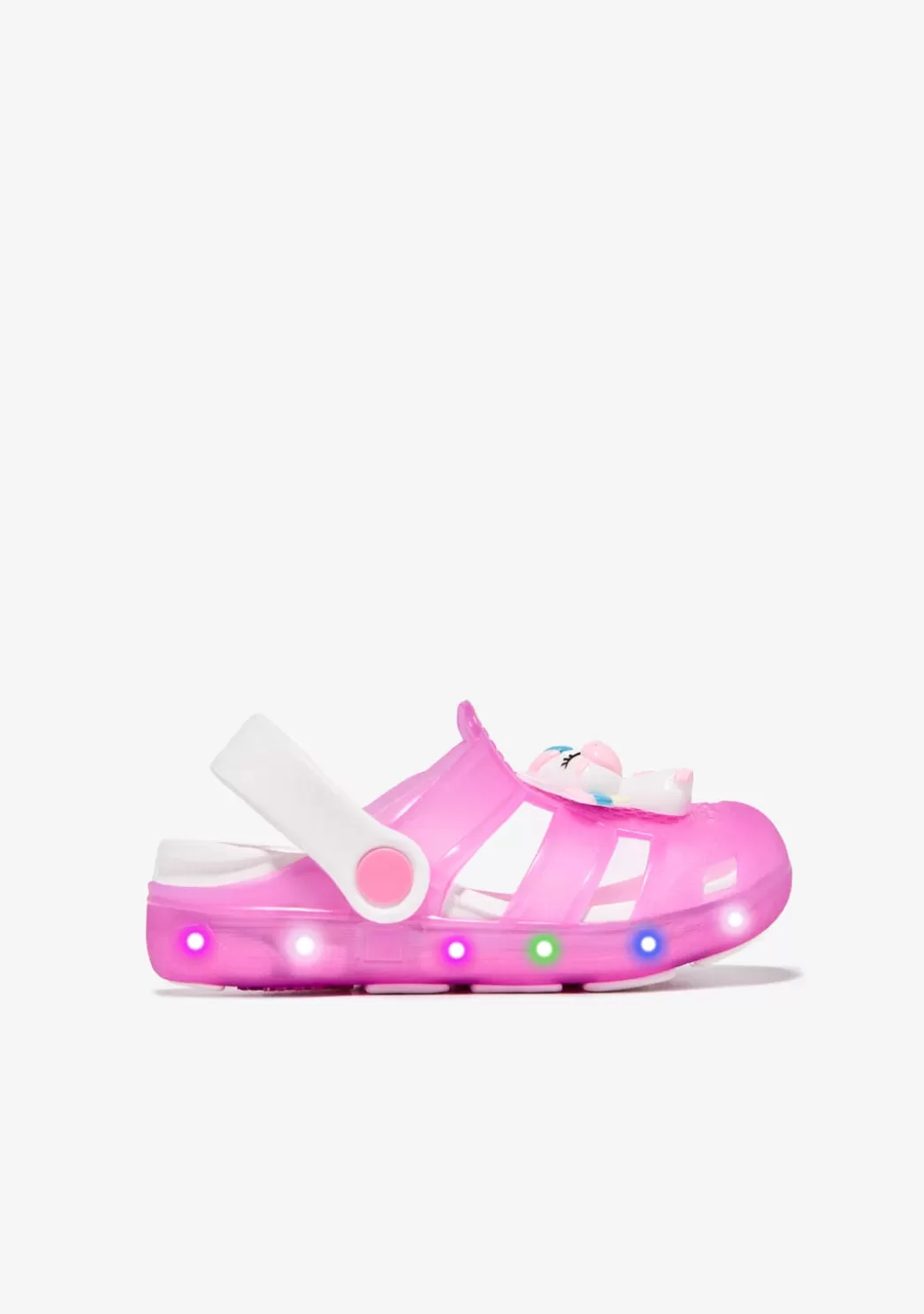 Best Sale Zuecos Unicornio Con Luces Rosa Sandalias | Sandalias